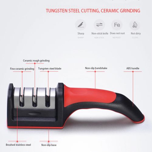 Knife Sharpener for Kitchen Knife - Sharp Knife for Kitchen