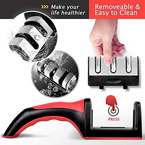 Knife Sharpener for Kitchen Knife - Sharp Knife for Kitchen