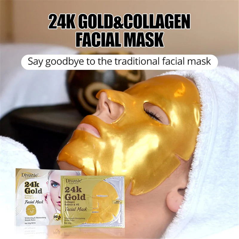 Gold 24K  Collagen Whitening Mask 2 pcs