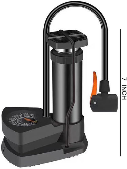 Portable Mini Foot Air Pump With High-Pressure Foot Pedal for Sports Balls, Bikes, Inflatables and More - Compact and Heavy Duty