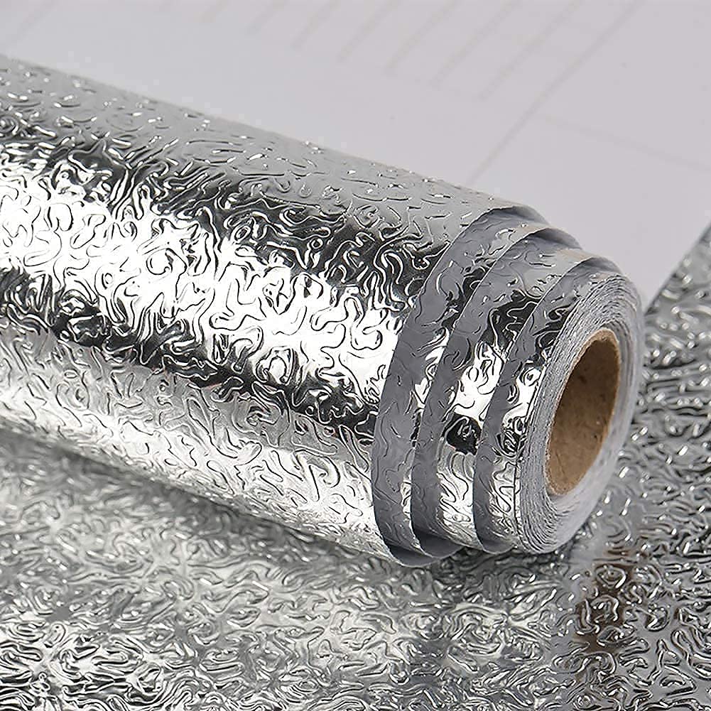 Classics Silver Wallpaper kitchen  (200 cm x 40 cm)