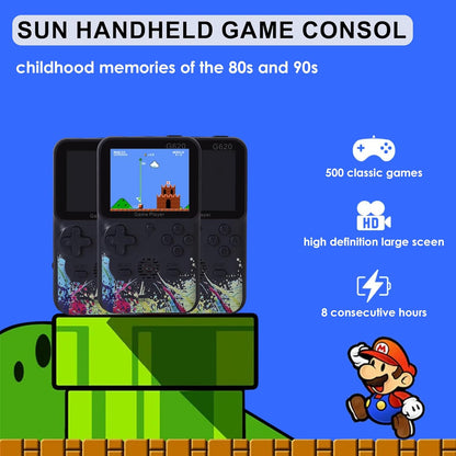 Handheld Game Boy Video Game Console for Kids: TV Gaming Fun NA GB with 500 in 1