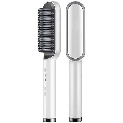 Straight Comb - Hair Straightener Comb For Women & Men, Hair Styler Hair Straightener  (White)