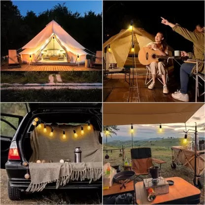 Type C Rechargeable Camping light Bulb for tents and outdoors camping Ceiling Lamp
