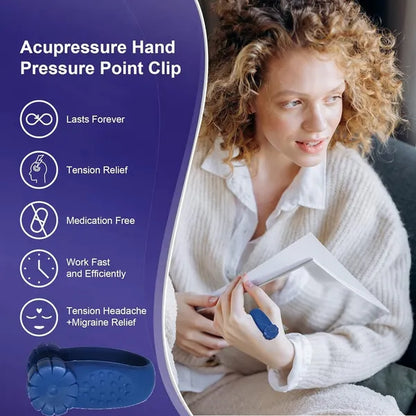 BUY 1 GET 1 Sugar Control LI4 Acupressure Point Clip | Headache, Migraine &Tension Relief | Light Weight Sugar Control LI4 Acupressure Point Clip | Headache, Migraine &Tension Relief | Light Weight (PACK OF 2)