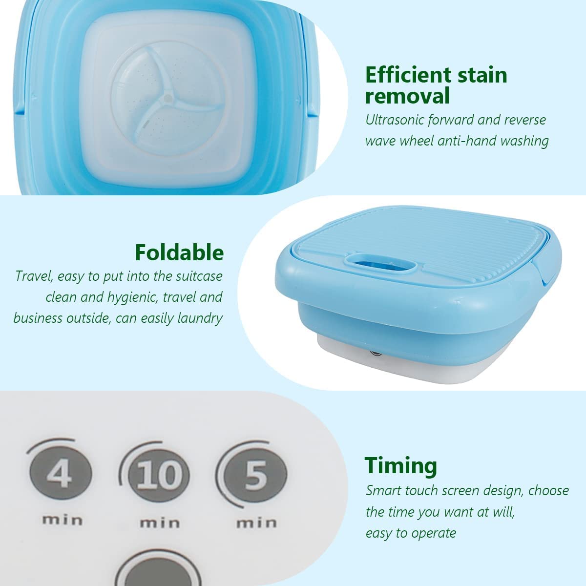 Folding Bucket Washing Machine /Fashionable/ Lightweight/ Convenient. Washing Machine Door Hinge