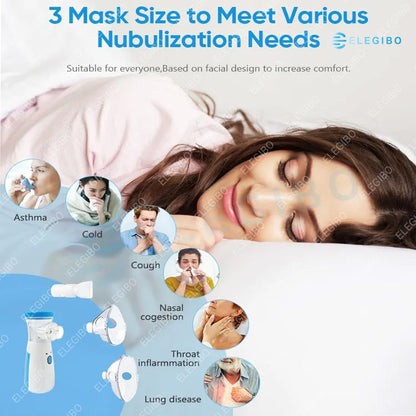 Portable Nebulizer for Adults and Kids Travel and Household Use