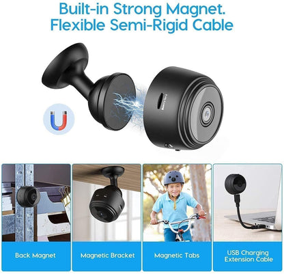 Mini Magnet Camera with Audio and Video Live Feed Wi-fi with Cell Phone