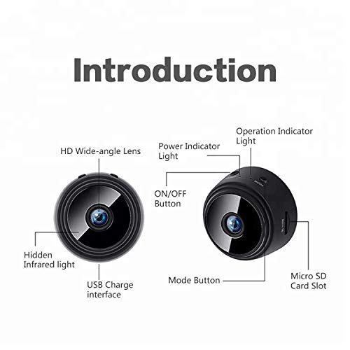 Mini Magnet Camera with Audio and Video Live Feed Wi-fi with Cell Phone