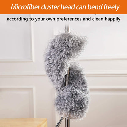 Microfiber Flexible Duster for Fan Web Cleaner Stick Fan Cleaning Brush