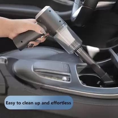 Mini Portable 3 IN 1 Vacuum Cleaner For Home & Car. Car Vacuum Cleaner  (Black)