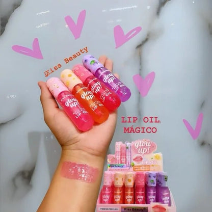 Glow UP Moisture Ang Magic Lip Oil Gloss Moisturizing Fruity Flavor Makeup Cosmetic 5ml